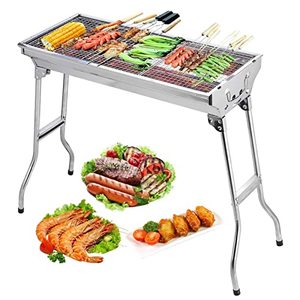 Barbecue Grill And Accessories Tool Kit For Outdoor Cooking