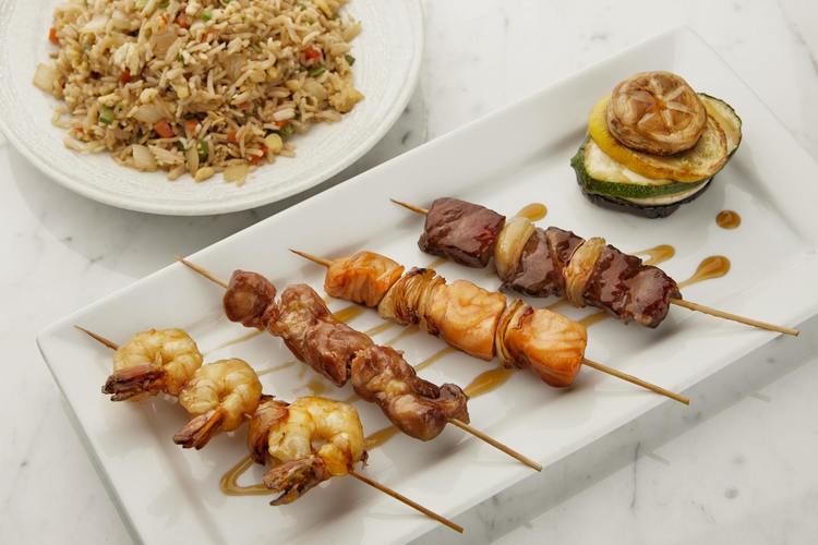 Kabob Recipe - Marinated Pork and Shrimp Kabobs