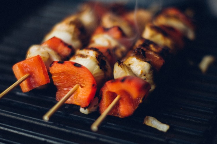 Kabob Recipe - Beef Kabobs with Red Bell Peppers and Onions