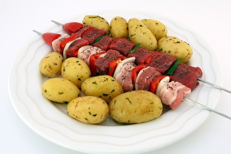 Kabob Recipe - Barbecue Steak and Potato Kebabs