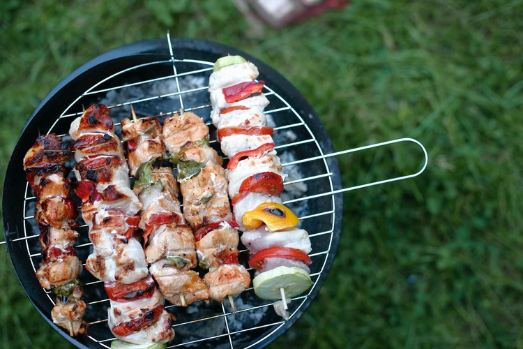 Grilled Chicken and Vegetable Kabobs - Kabob Recipe